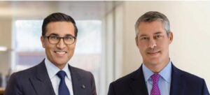 Iqbal Khan, συν-πρόεδρος της UBS και ο Robert Karofsky, συμπρόεδρος της UBS@ΔΤ