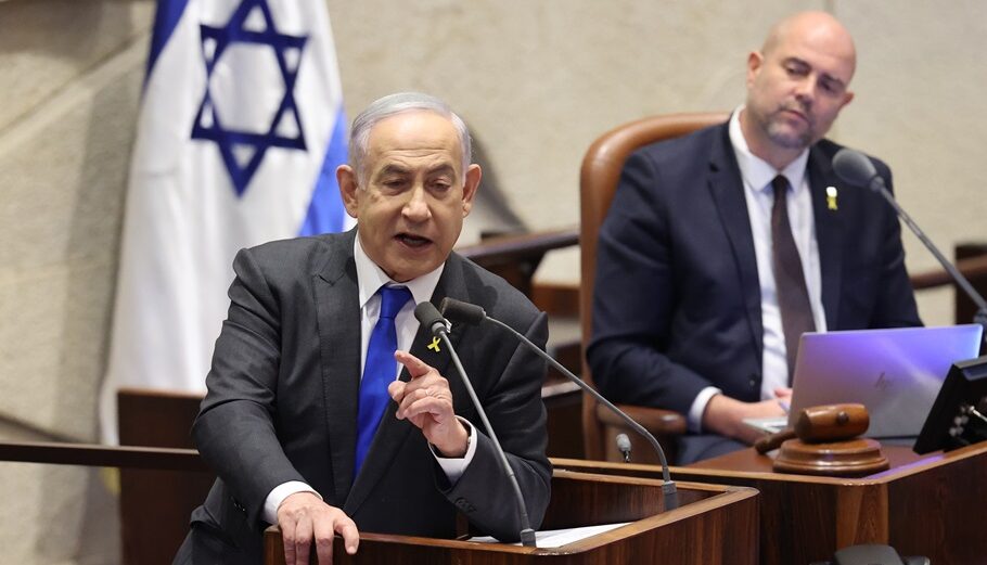 Ο πρωθυπουργός του Ισραήλ, Μπενιαμίν Νετανιάχου © EPA/ABIR SULTAN