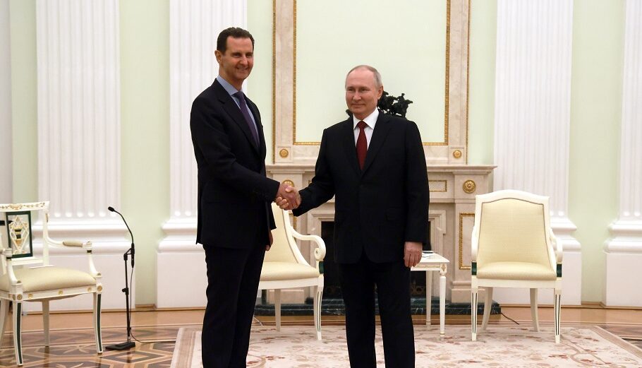 Συνάντηση Πούτιν με Άσαντ © EPA/VLADIMIR GERDO/SPUTNIK/KREMLIN/ POOL MANDATORY CREDIT