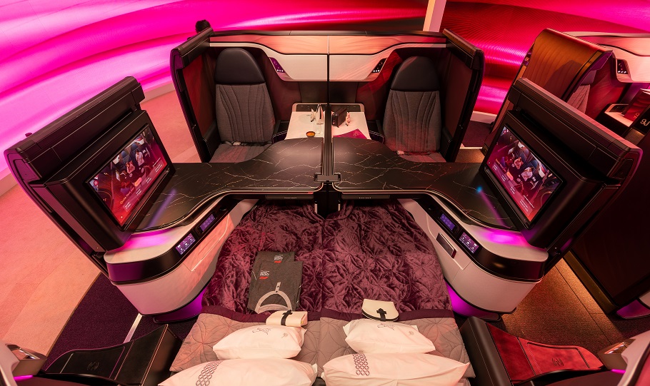 Qsuite Next Gen: Η εντυπωσιακή business class της Qatar Airways