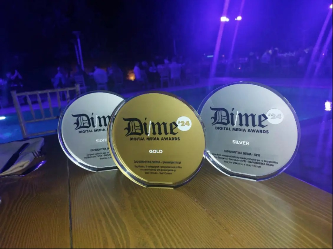 Bράβευση Παραπολιτικών και Powergame στα Dime Awards