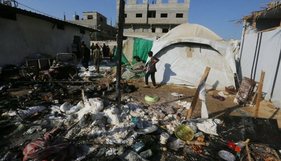 Βομβαρδισμός του Ισραήλ στο νοσοκομείο Αλ Ακσά στη Γάζα Χ@AbujomaaGaza