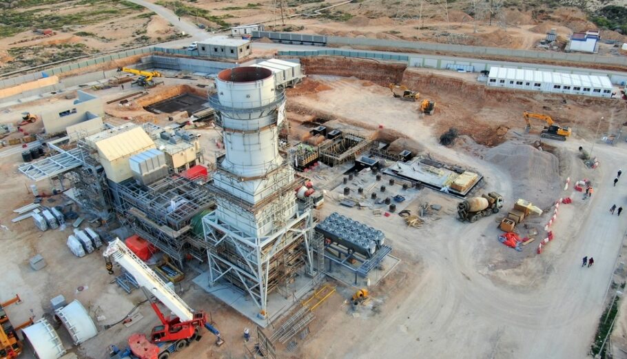 Η μονάδα φυσικού αερίου που κατασκευάζει η Metlen στη Λιβύη ©https://www.metlengroup.com/