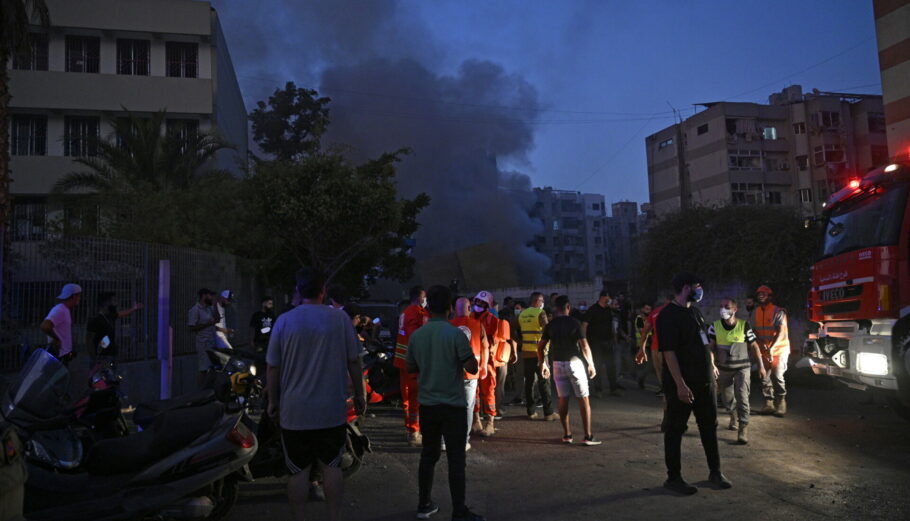 Ισραηλινοί βομβαρδισμοί στη Βηρυτό © EPA/WAEL HAMZEH