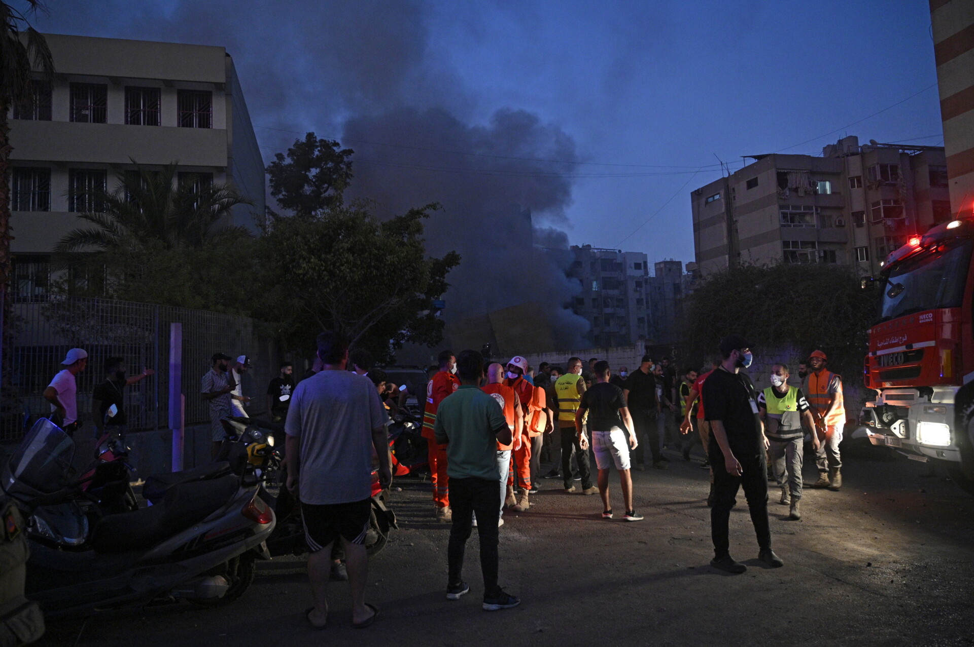 Ισραηλινοί βομβαρδισμοί στη Βηρυτό © EPA/WAEL HAMZEH