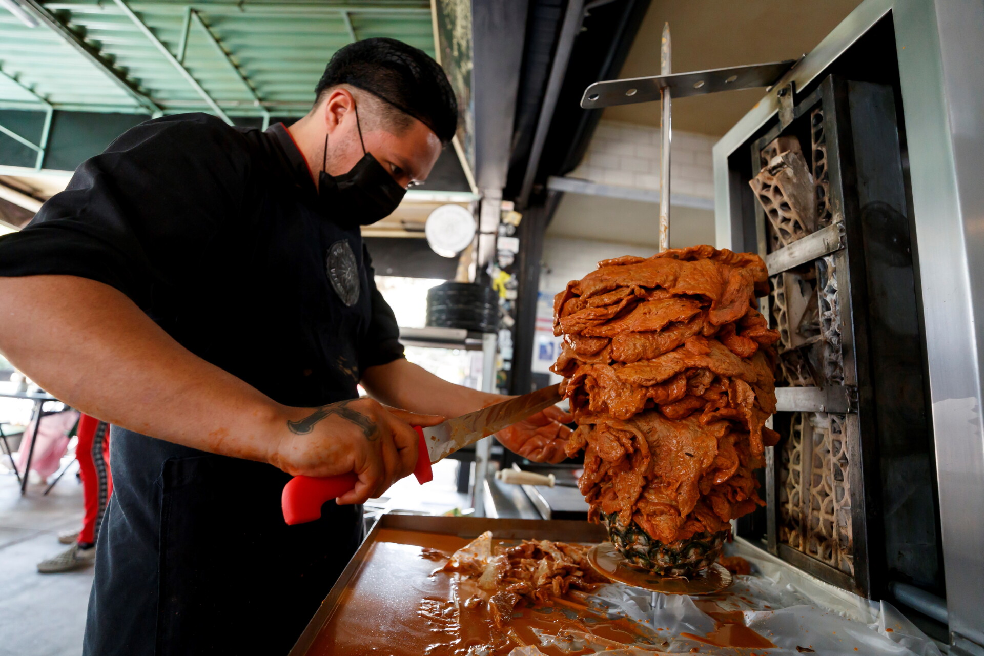 Vegan κρέας για τάκος © EPA/Jose Mendez