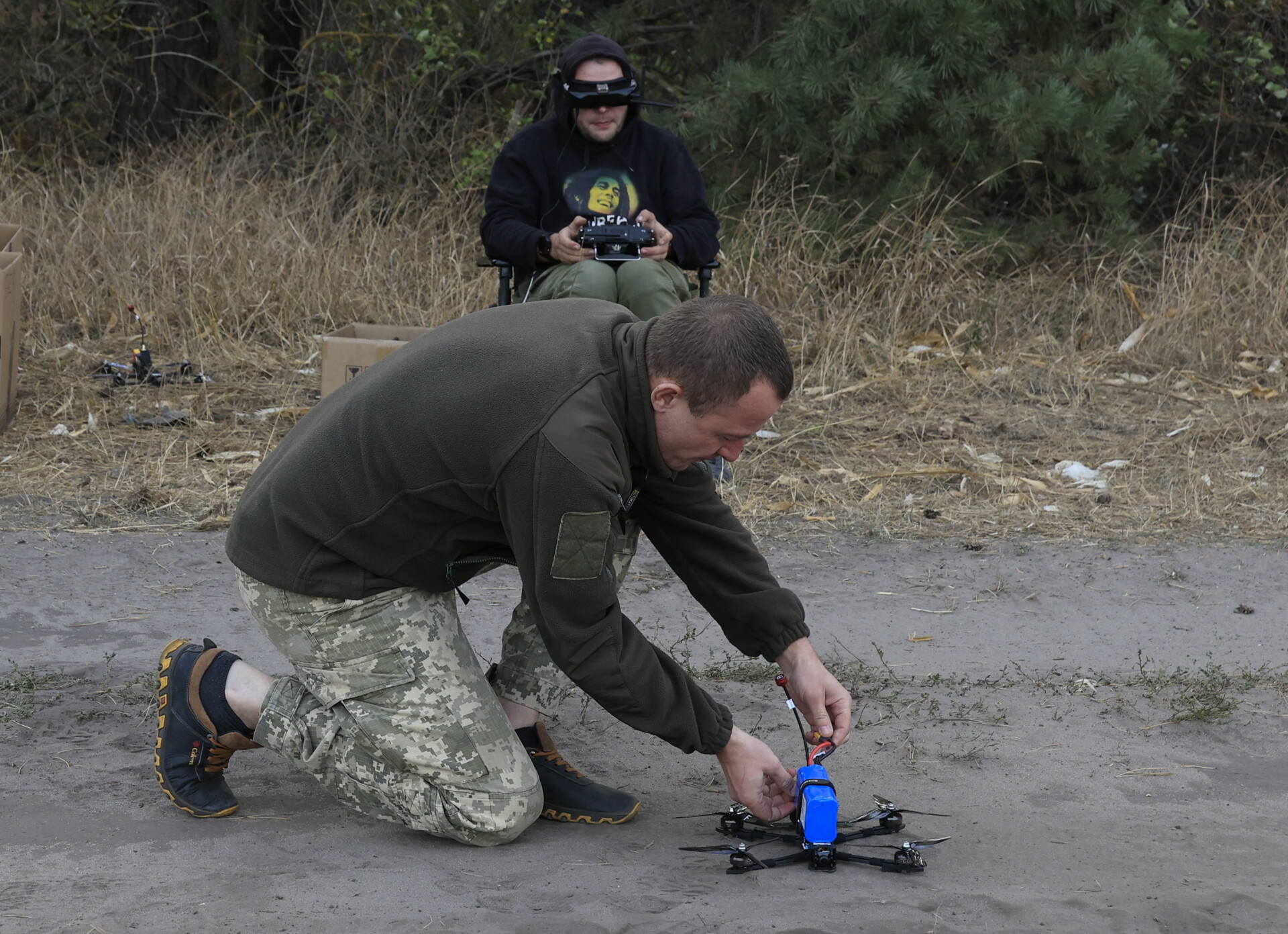 Ουκρανοι με FPV drones