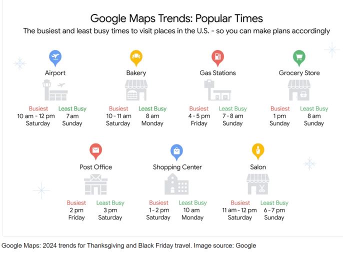 black friday 2024 google maps