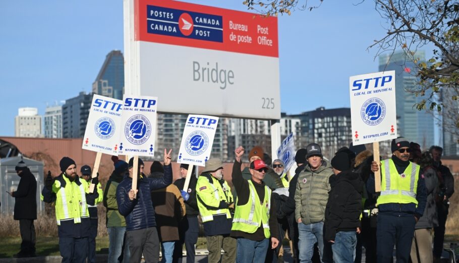 Απεργία στον Καναδά από τους εργαζόμενους στη Canada Post © Twitter - X / Ctv News