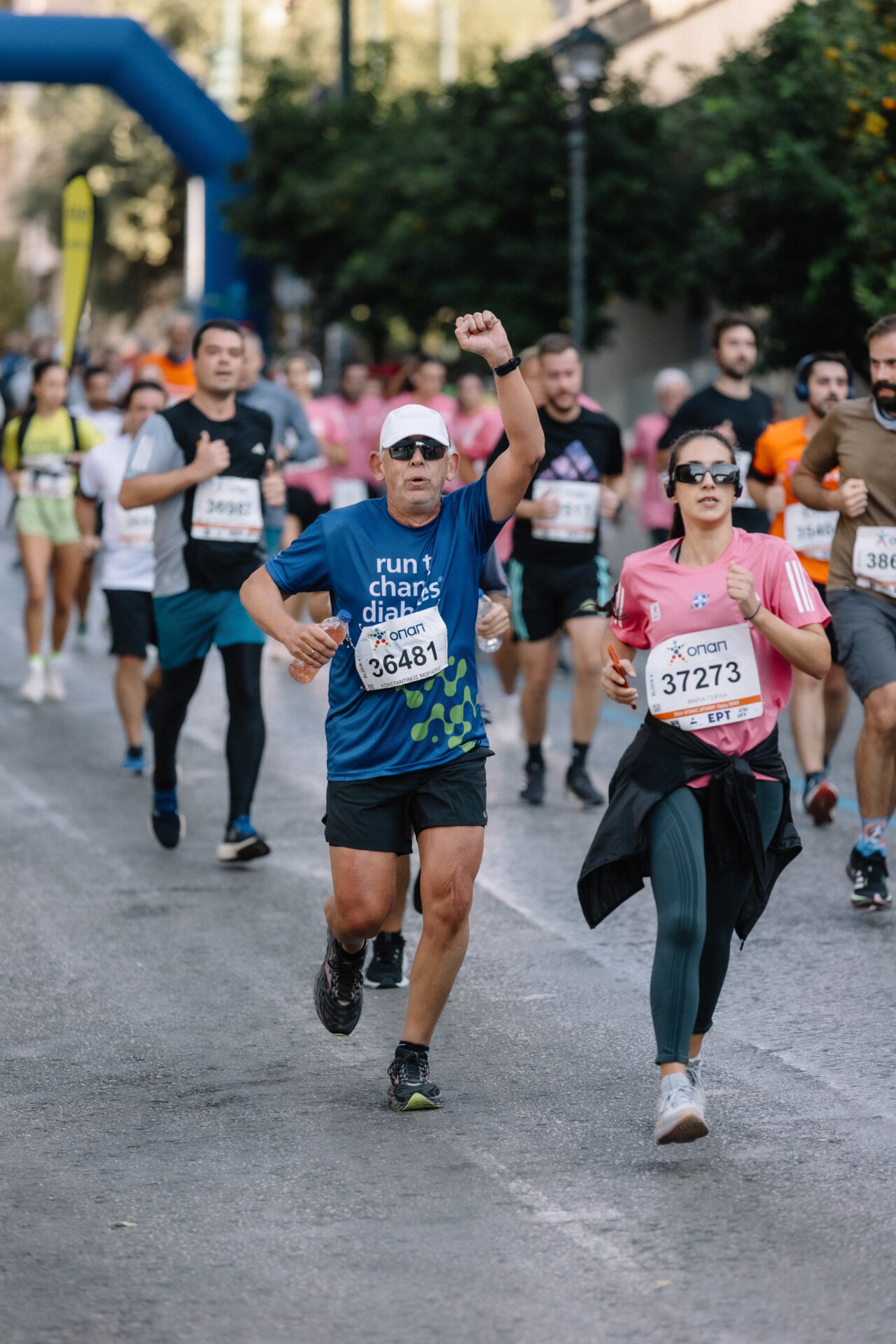 Η ομάδα Run to Change Diabetes της Novo Nordisk Hellas στον 41ο Αυθεντικό Μαραθώνιο της Αθήνας © Novo Nordisk Hellas