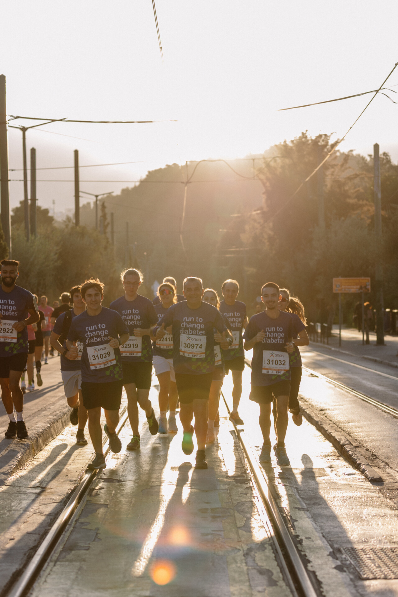 Η ομάδα Run to Change Diabetes της Novo Nordisk Hellas στον 41ο Αυθεντικό Μαραθώνιο της Αθήνας © Novo Nordisk Hellas