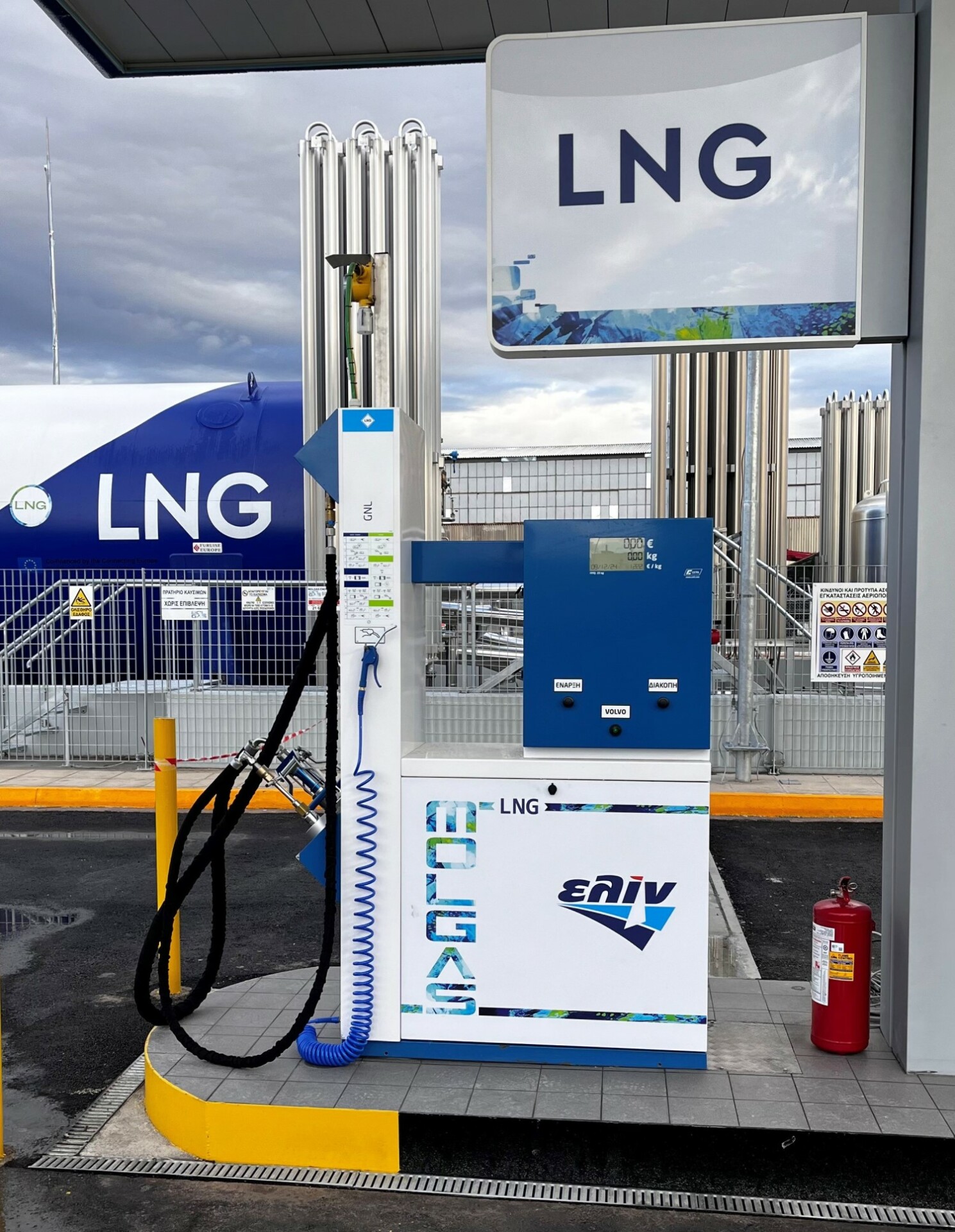 Το πρώτο πρατήριο LNG CNG στην Αττική από Ελίν και Molgas