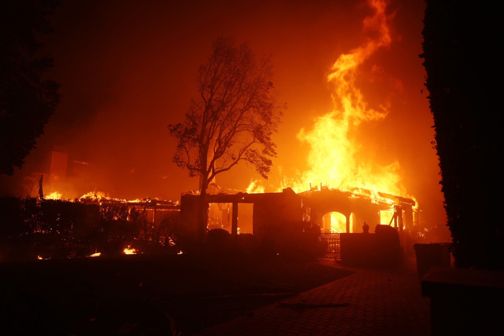 Πυρκαγια στο Pacific Palisades, Λος Αντζελες, ΗΠΑ