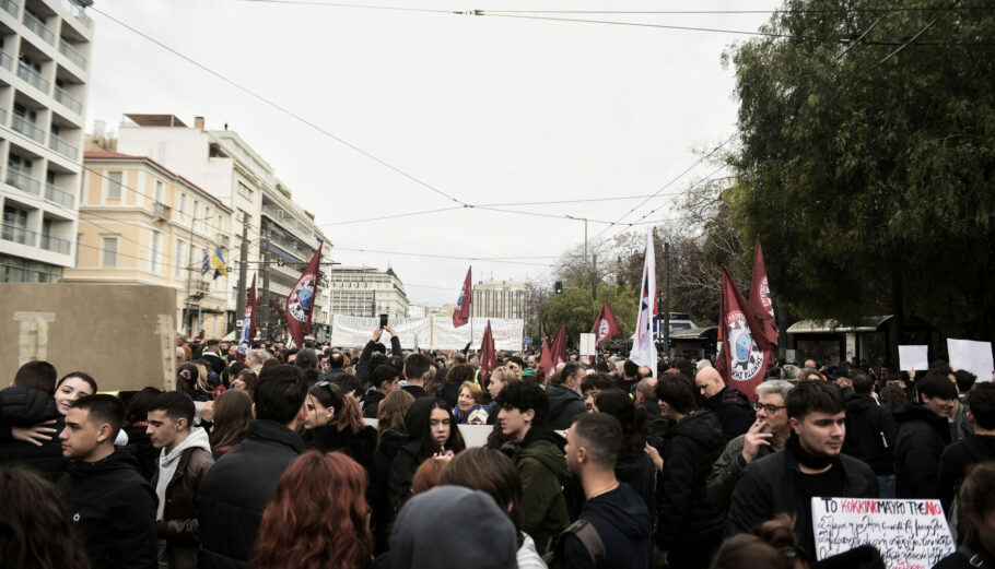 Συγκέντρωση στο Σύνταγμα για τα Τέμπη © InTime